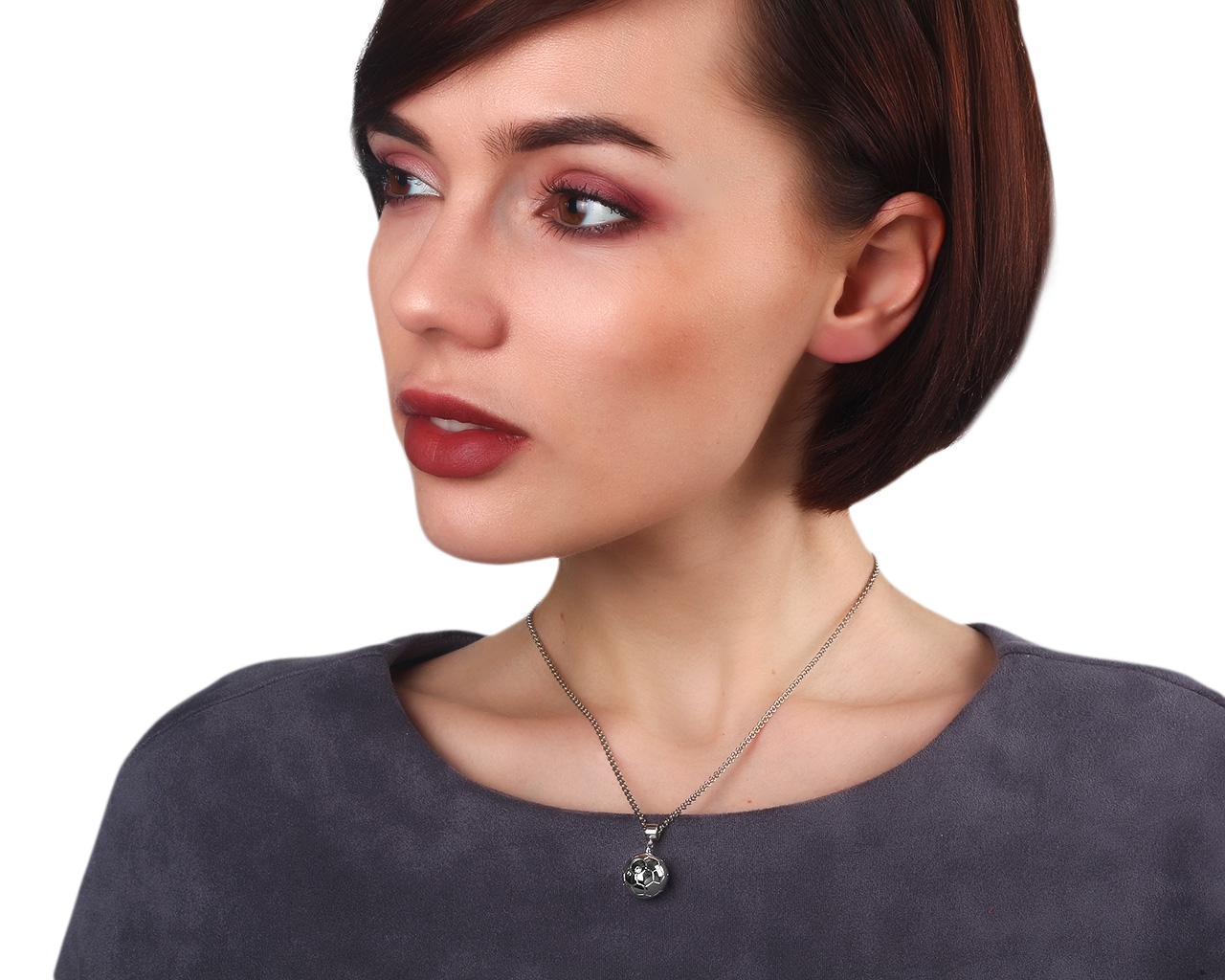 Оригинальный золотой кулон с бриллиантом Chopard