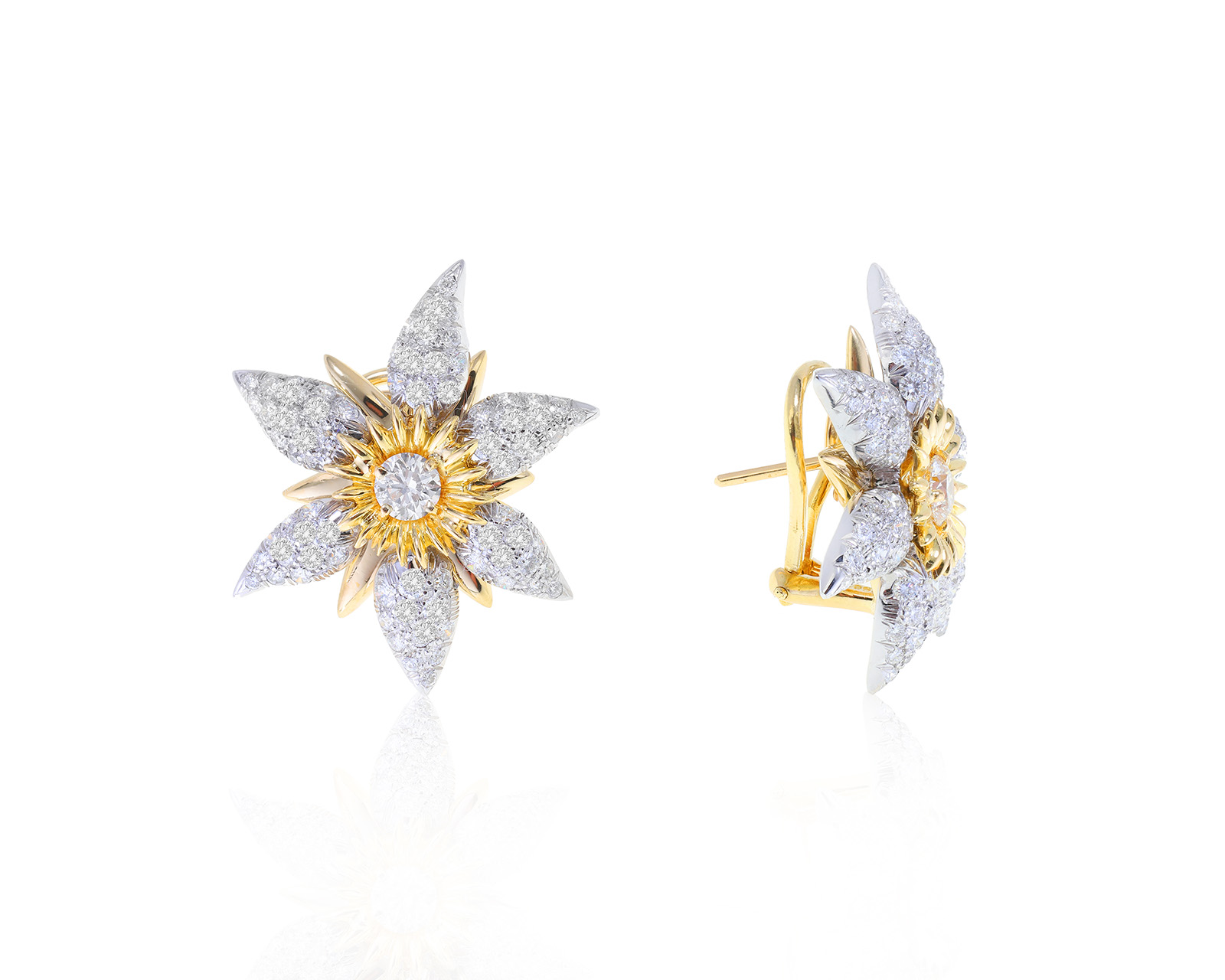 Оригинальные золотые серьги Tiffany&Co Schlumberger 061222/9