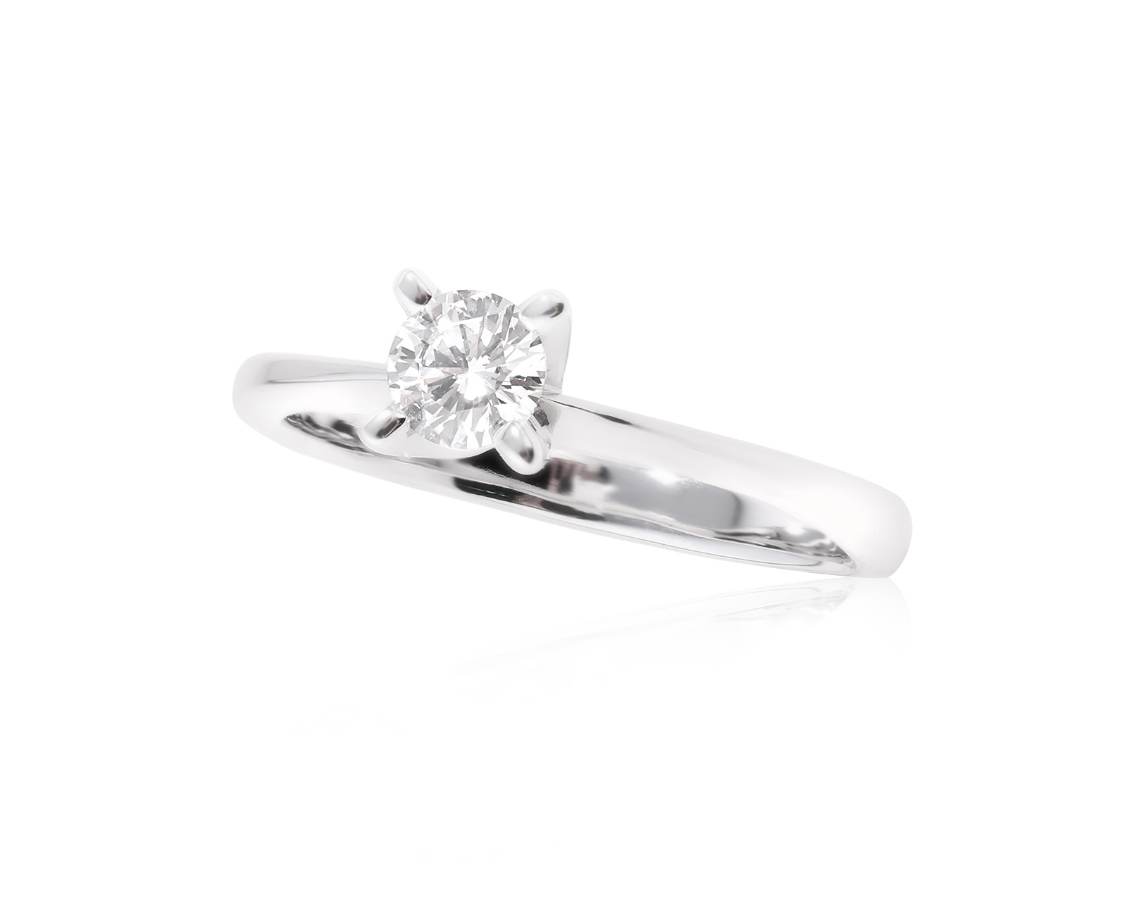 Золотое кольцо с бриллиантом 0.29ct