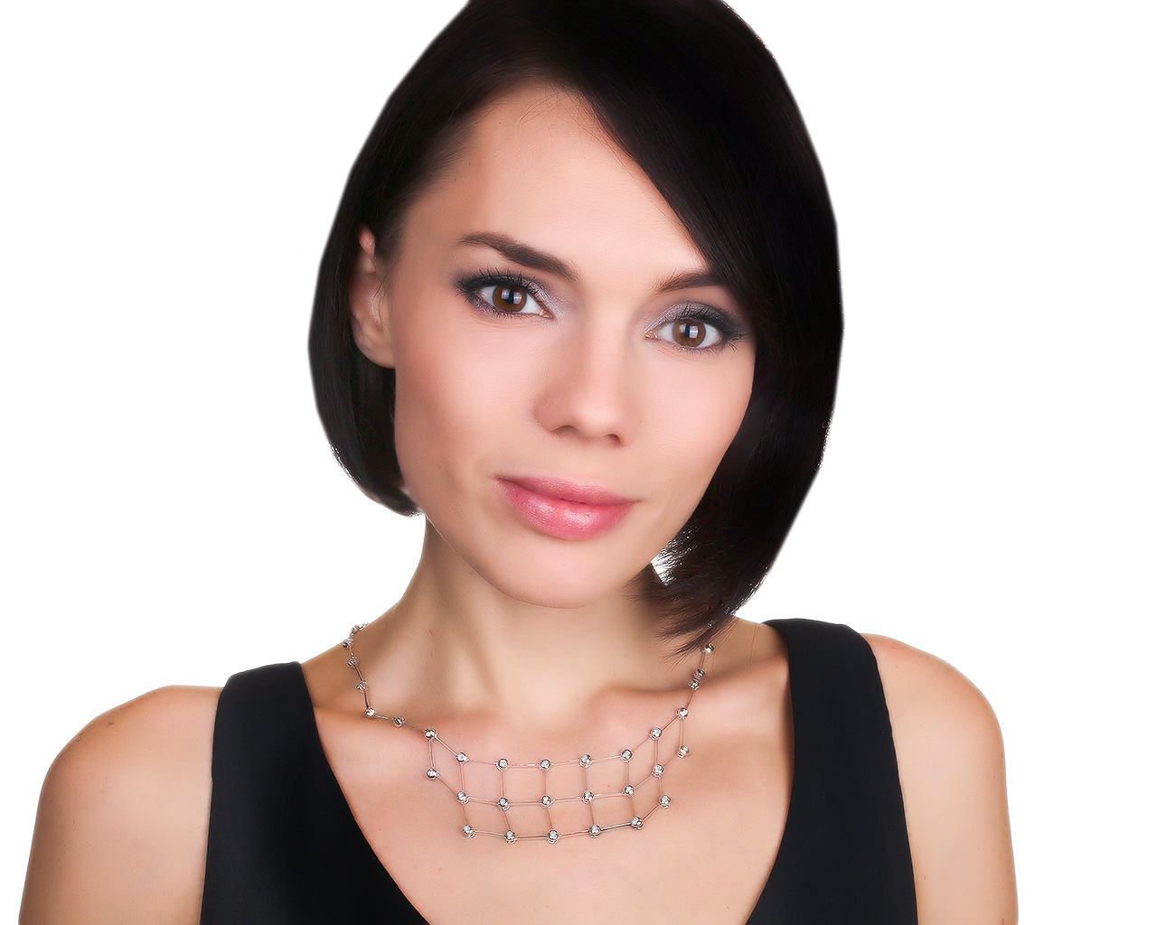 Оригинальное золотое колье с бриллиантами 0.33ct Chimento