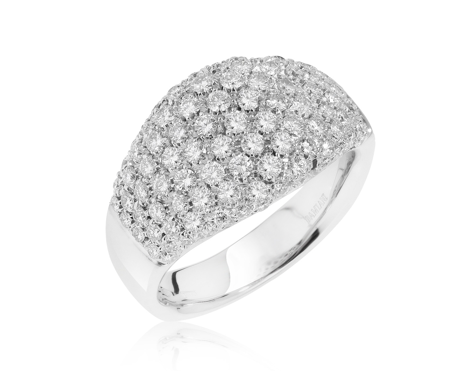Оригинальное золотое кольцо с бриллиантами 2.11ct Damiani 281221/6