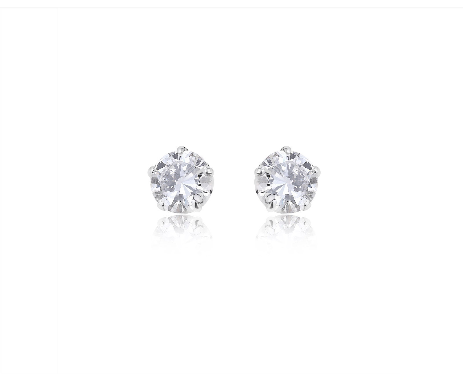 Престижные золотые серьги с бриллиантами 1.27ct