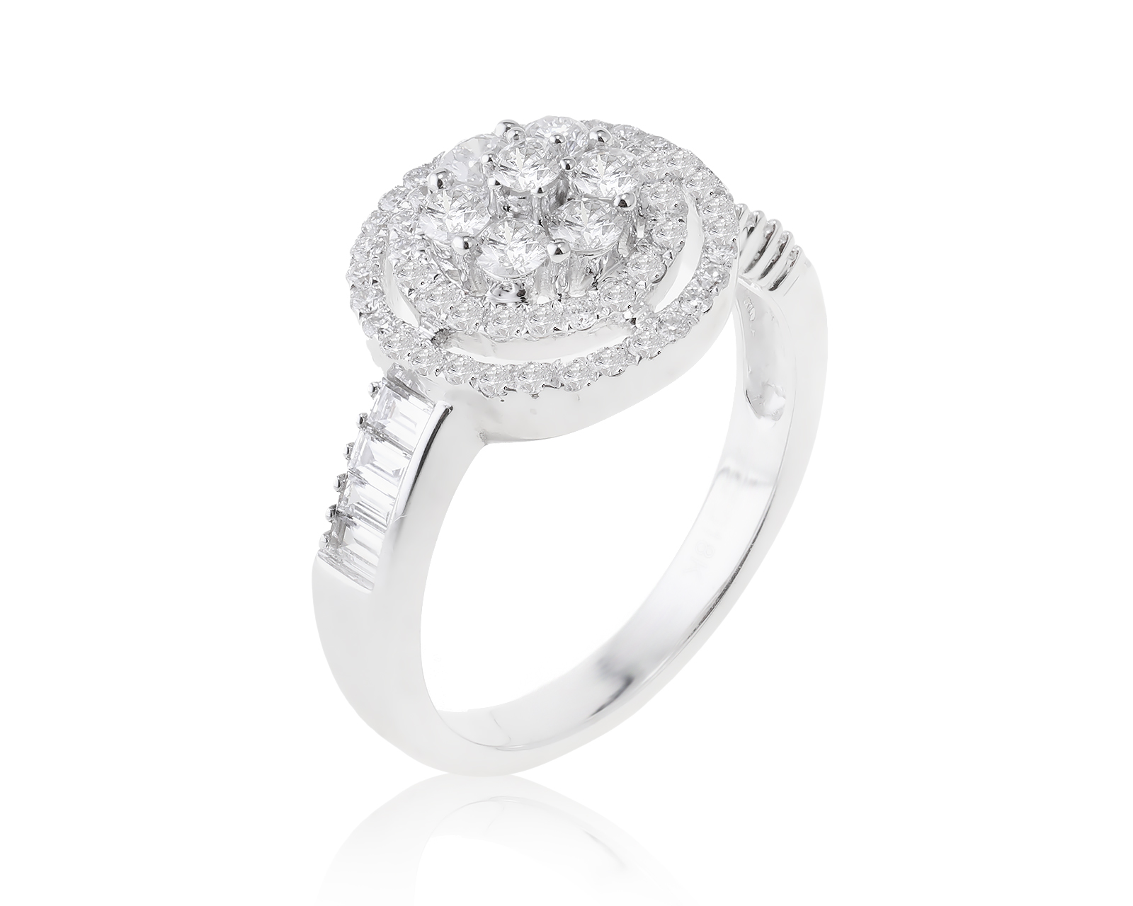 Оригинальное золотое кольцо с бриллиантами 0.97ct WCJ 190623/8 Оригинальное золотое кольцо с бриллиантами 0.97ct WCJ 190623/8