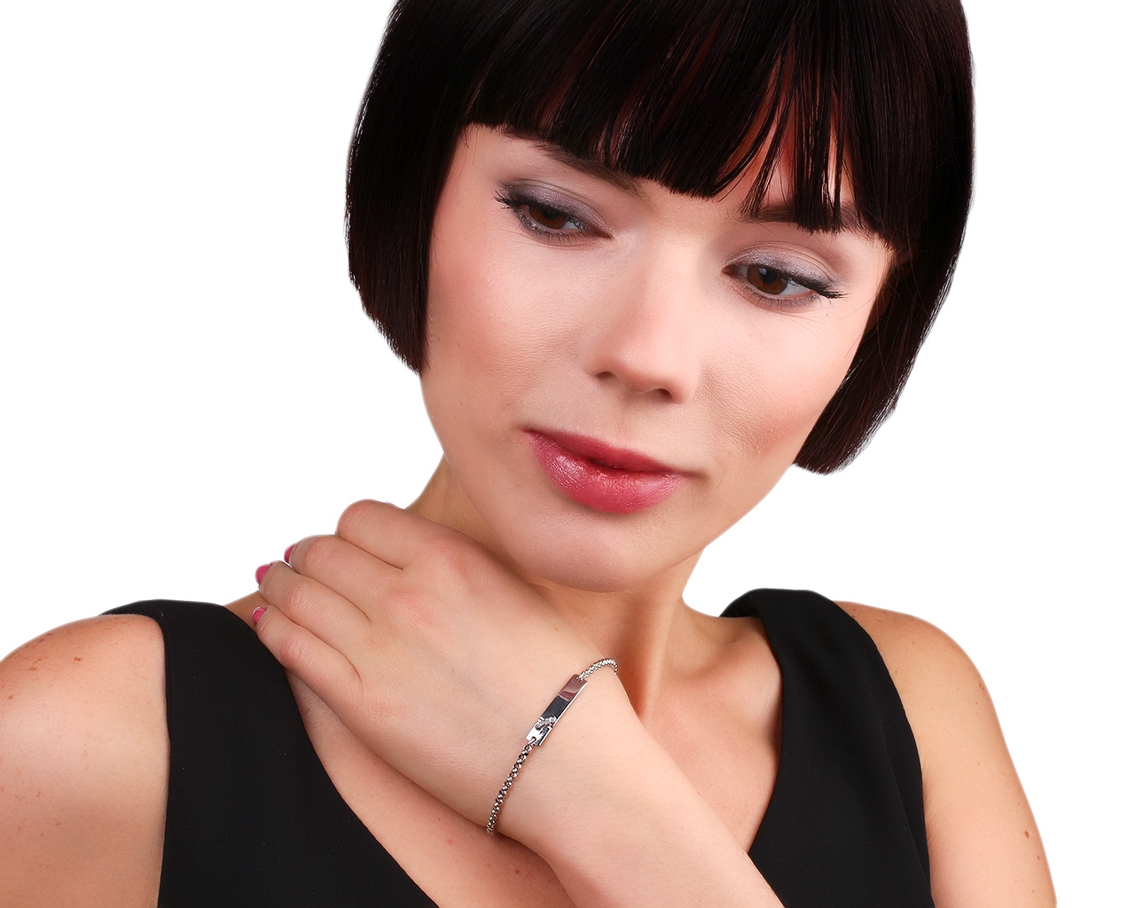 Оригинальный золотой браслет с бриллиантами 0.02ct Chaumet Liens