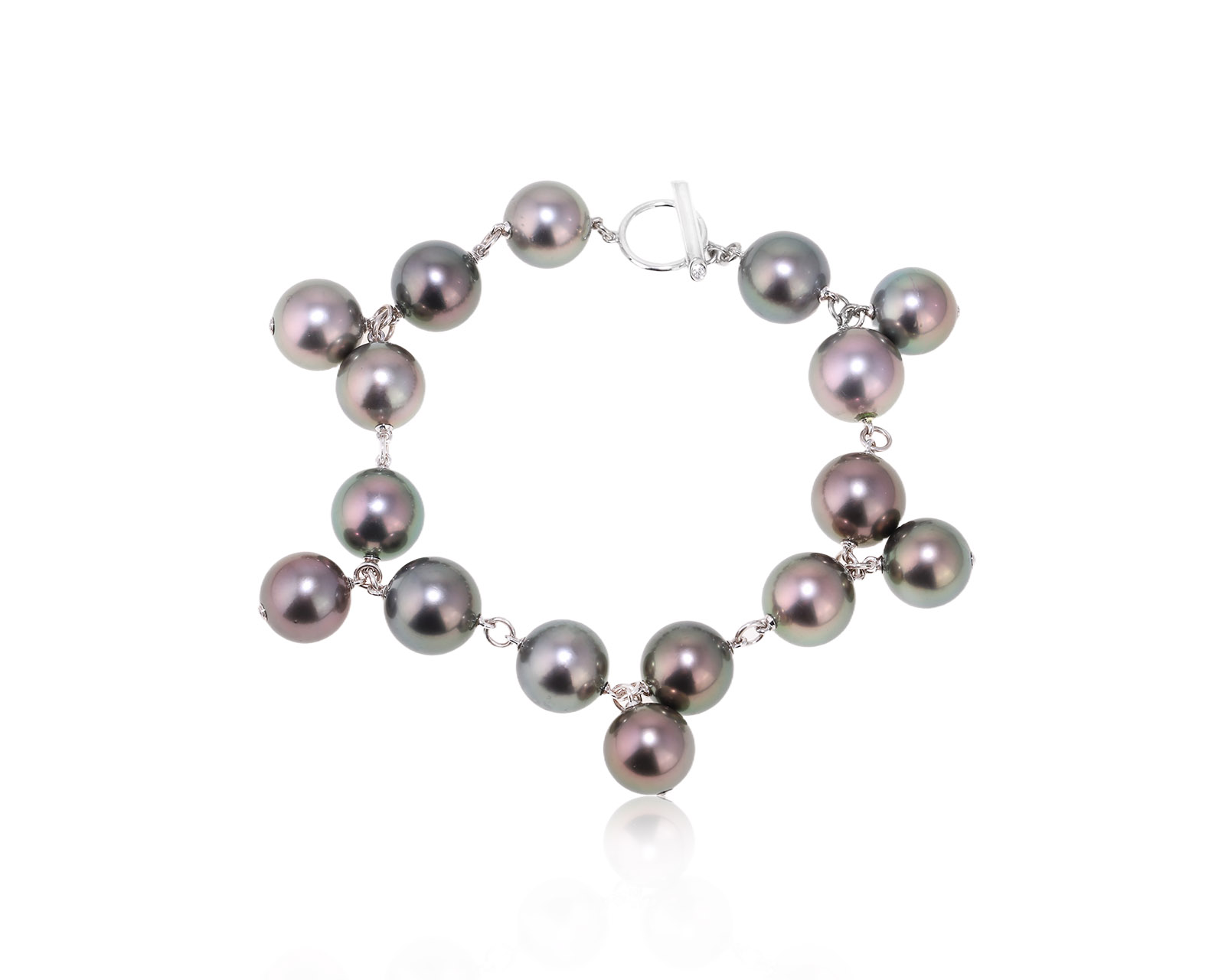 Оригинальный золотой браслет с жемчугом 10.00-11.00 мм Jewellery Theatre 191025/1