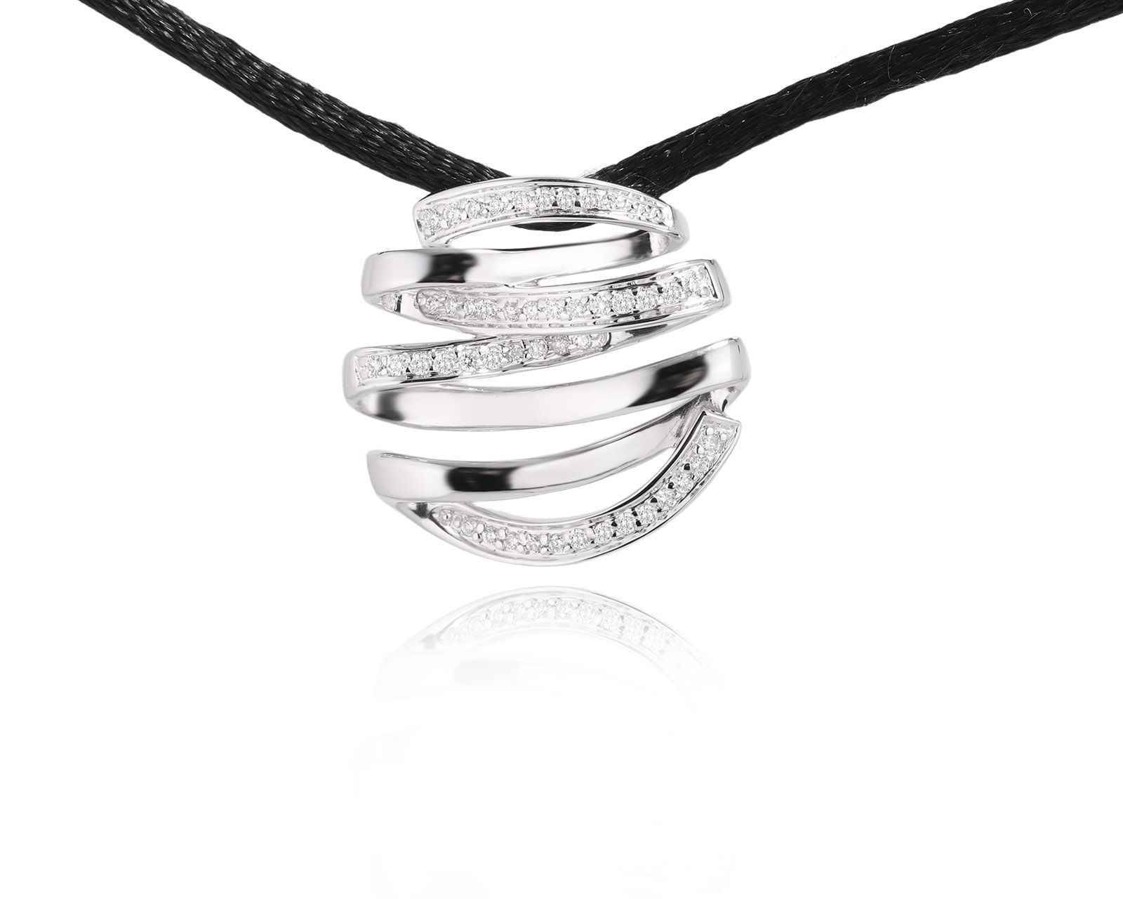 Золотой кулон с бриллиантами 0.22ct 121025/2