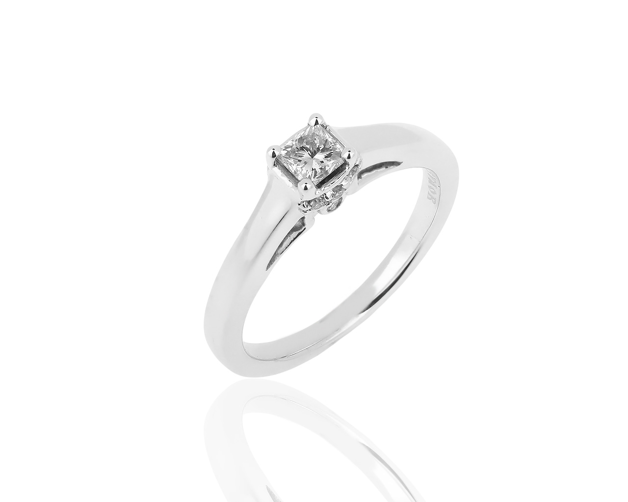 Золотое кольцо с бриллиантами 0.28ct 050217/15