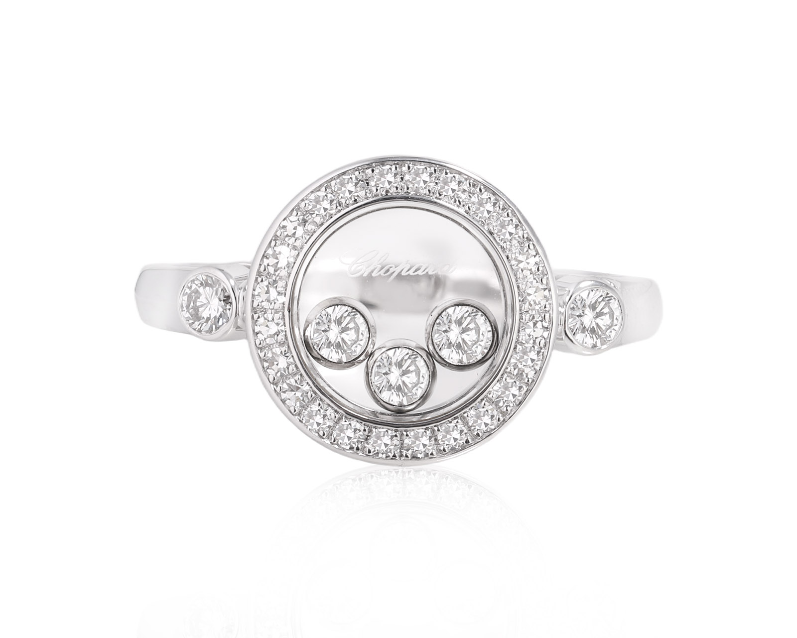 Оригинальное золотое кольцо Chopard Happy Diamonds Icons 230125/3 Оригинальное золотое кольцо Chopard Happy Diamonds Icons 230125/3
