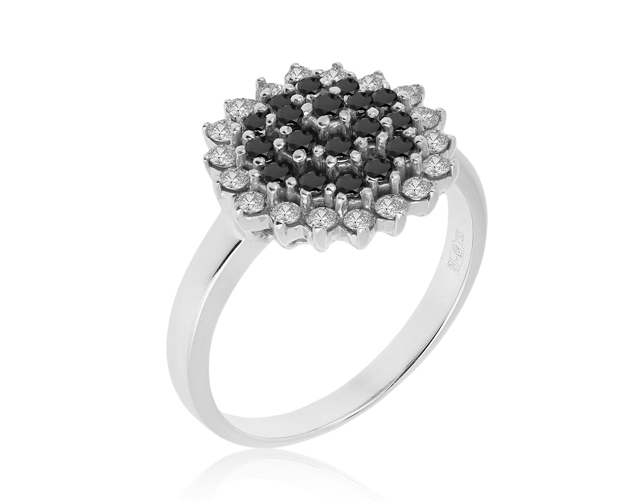 Притягательное золотое кольцо с бриллиантами 0.88ct 310820/18