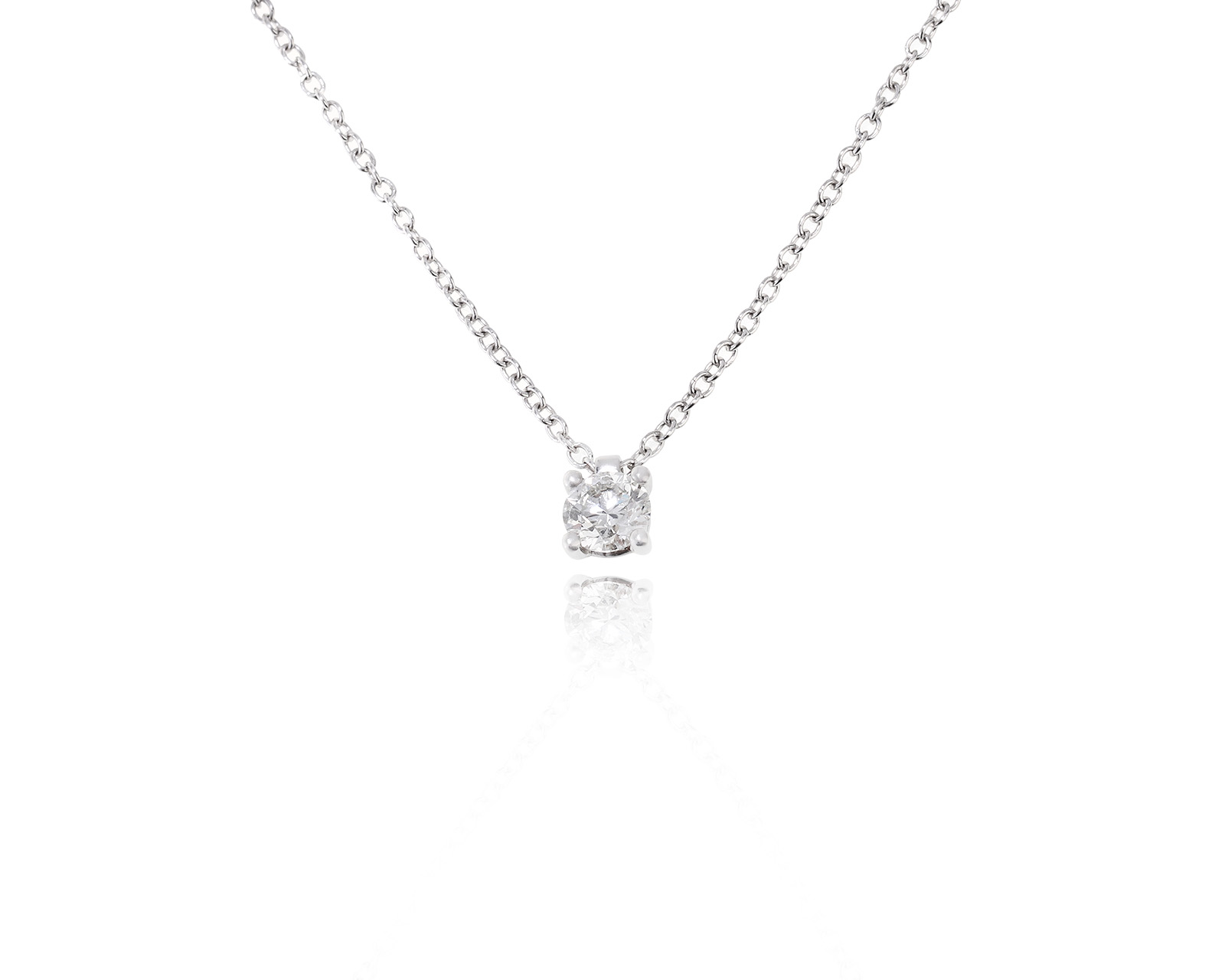 Оригинальное золотое колье с бриллиантами 0.36ct Mercury 210723/2