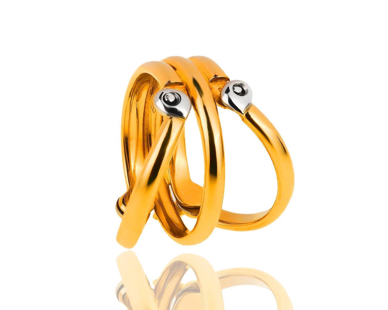 Оригинальное золотое кольцо Baraka 040318/4