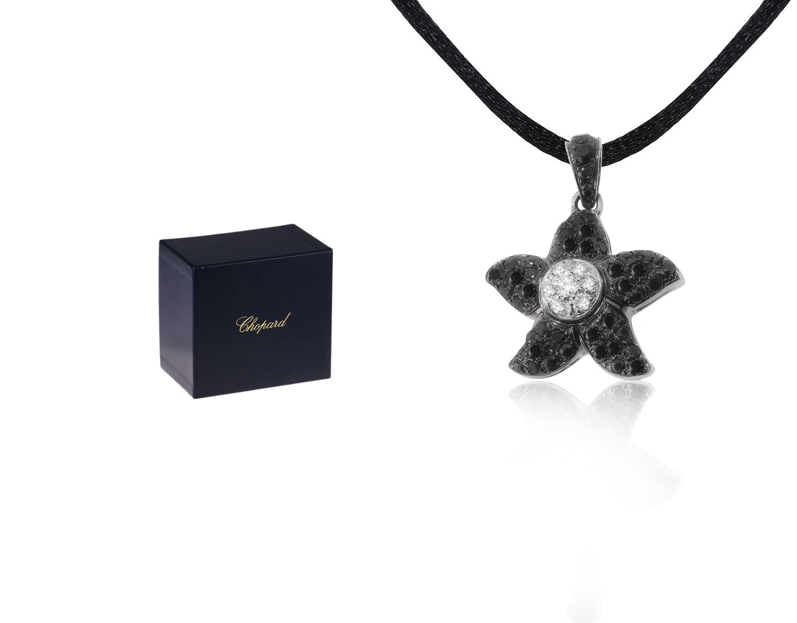 Оригинальный золотой кулон Chopard Starfish