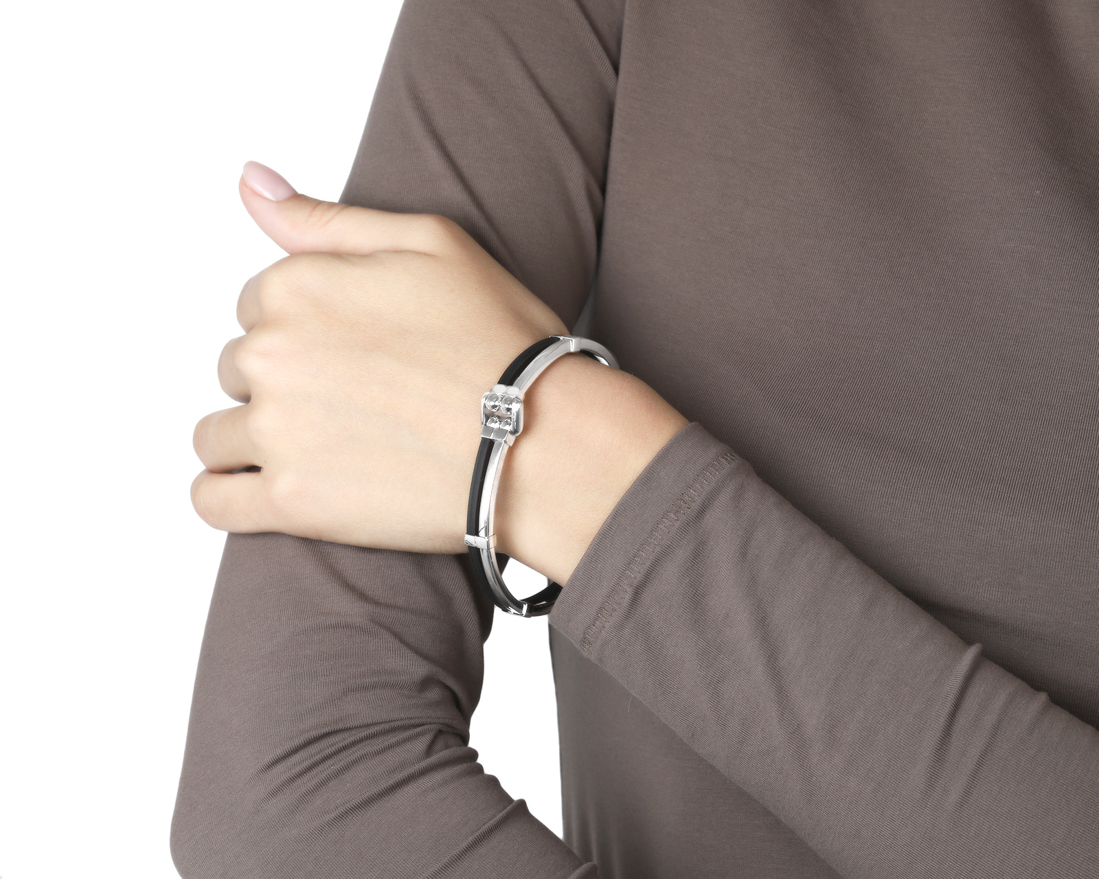 Оригинальный золотой браслет с бриллиантом 0.01ct Baraka