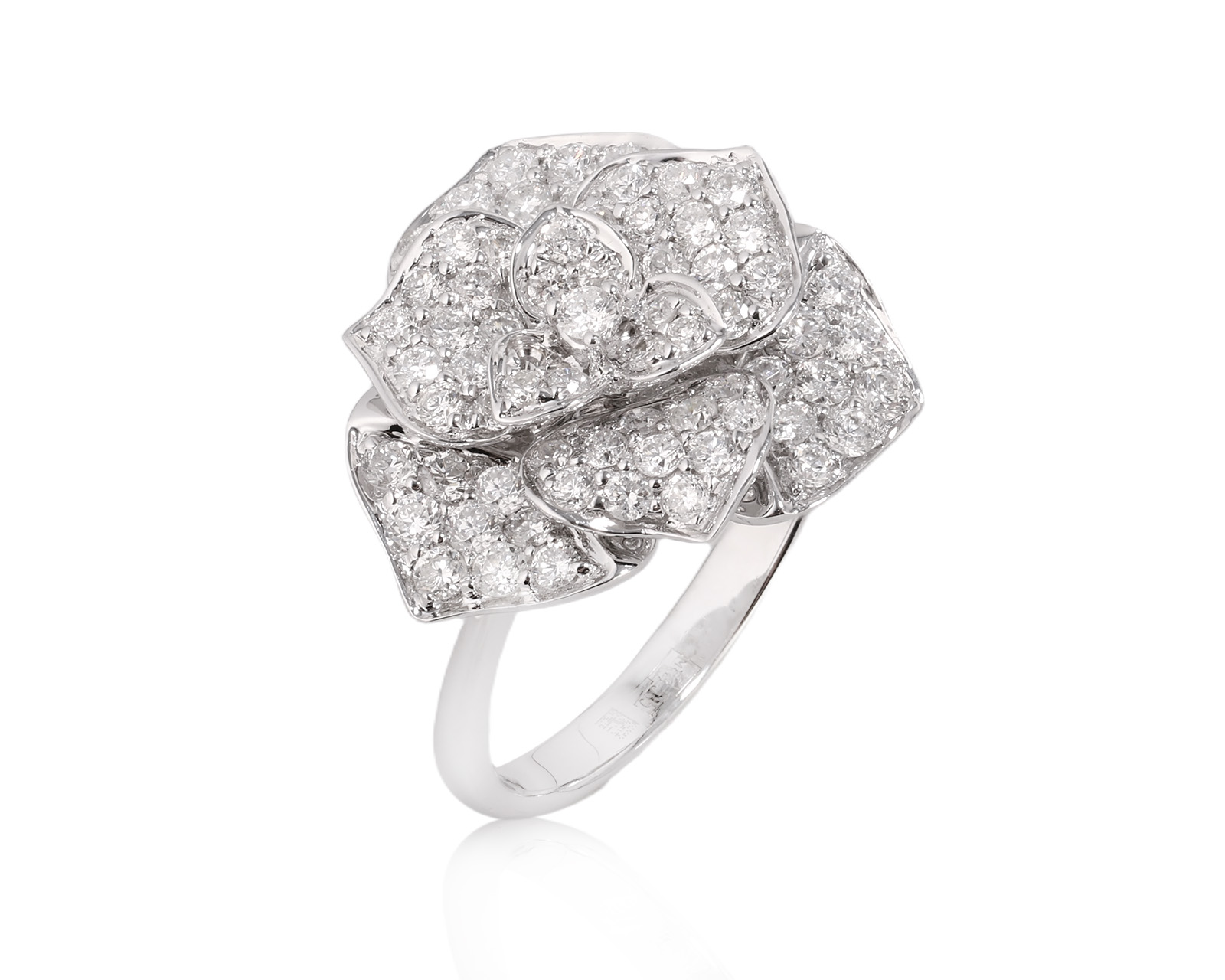 Золотое кольцо с бриллиантами 0.96ct 221025/8