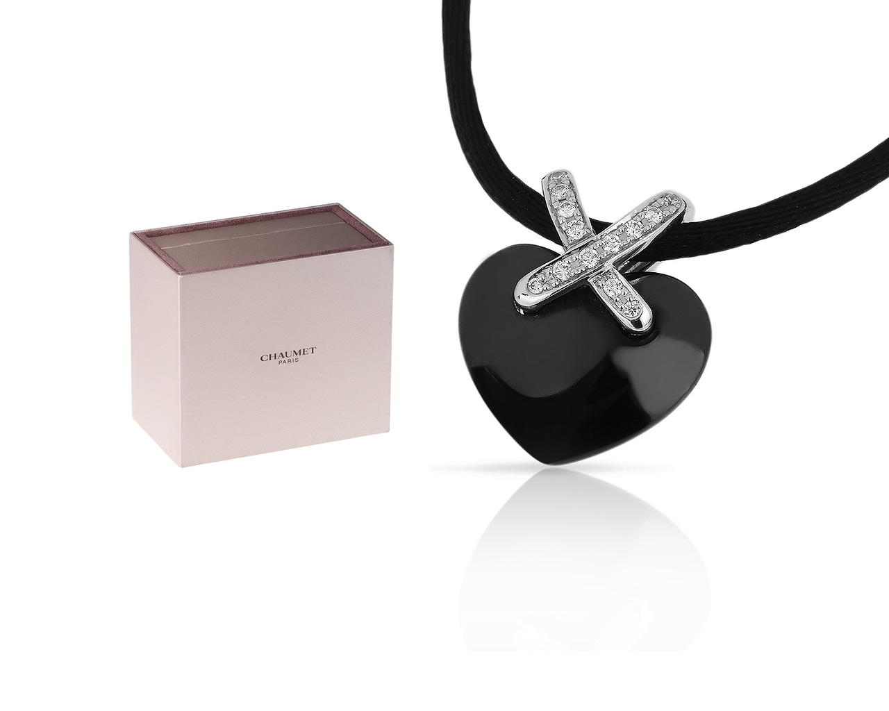 Золотая подвеска с бриллиантами 0.15ct Chaumet Liens