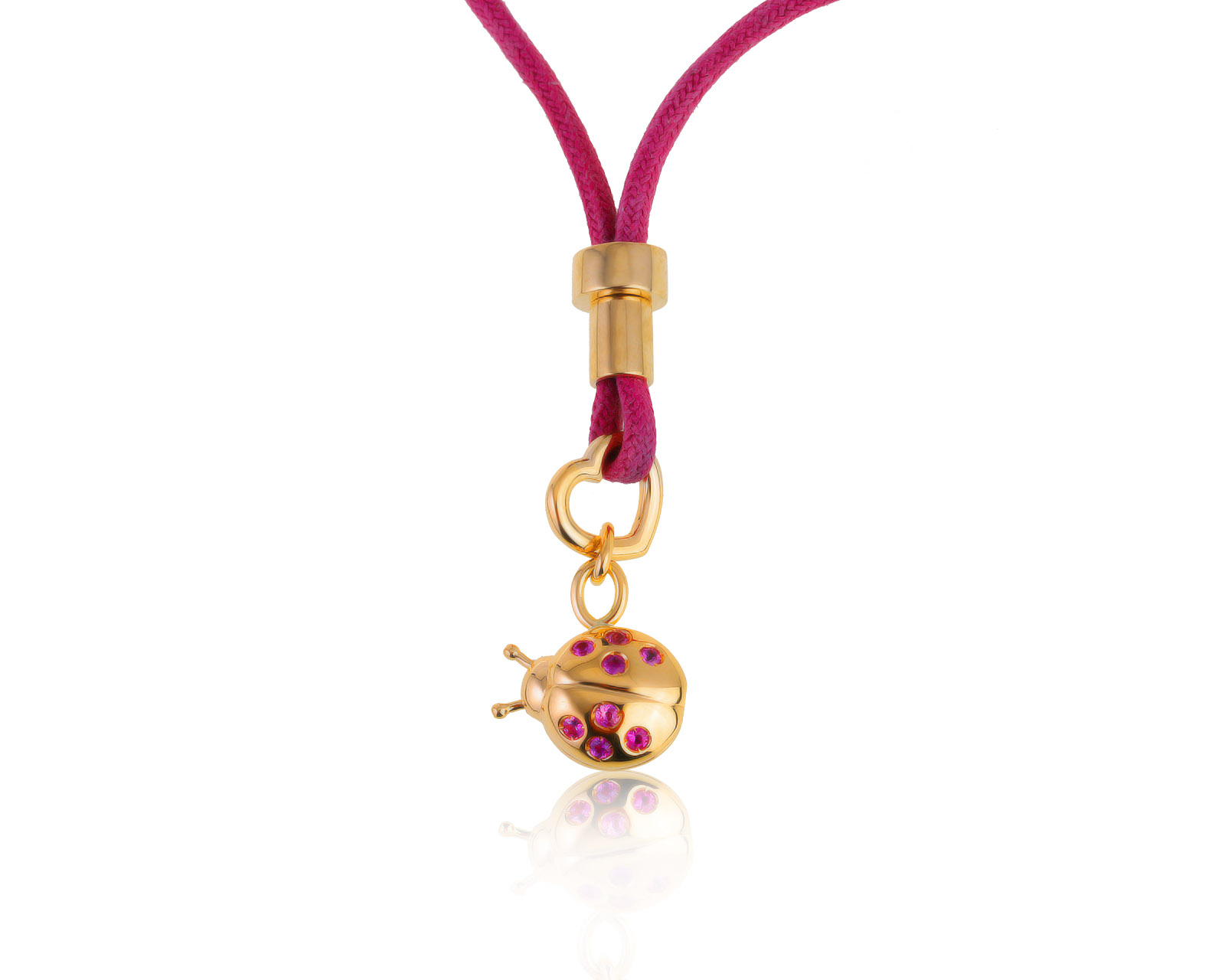 Оригинальный золотой кулон с сапфирами 0.20ct Giorgio Visconti 090621/17
