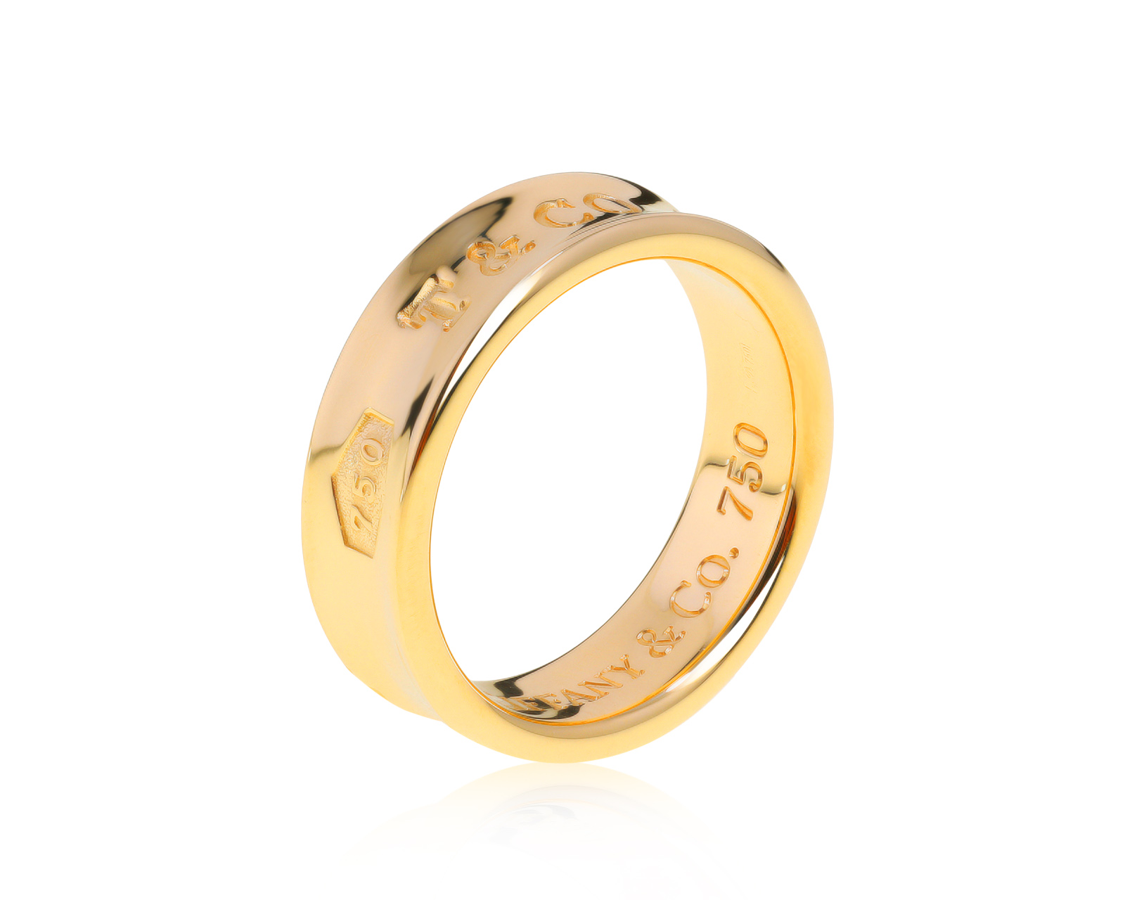 Оригинальное золотое кольцо Tiffany&Co 190122/1