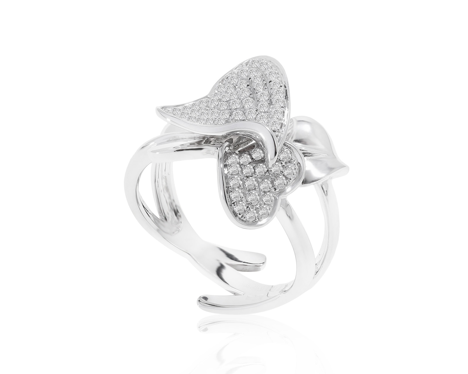 Прекрасное золотое кольцо с бриллиантами 0.49ct 280522/3