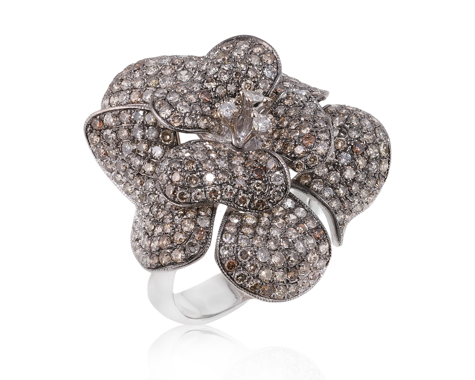 Золотое кольцо с бриллиантами 3.36ct 230525/1