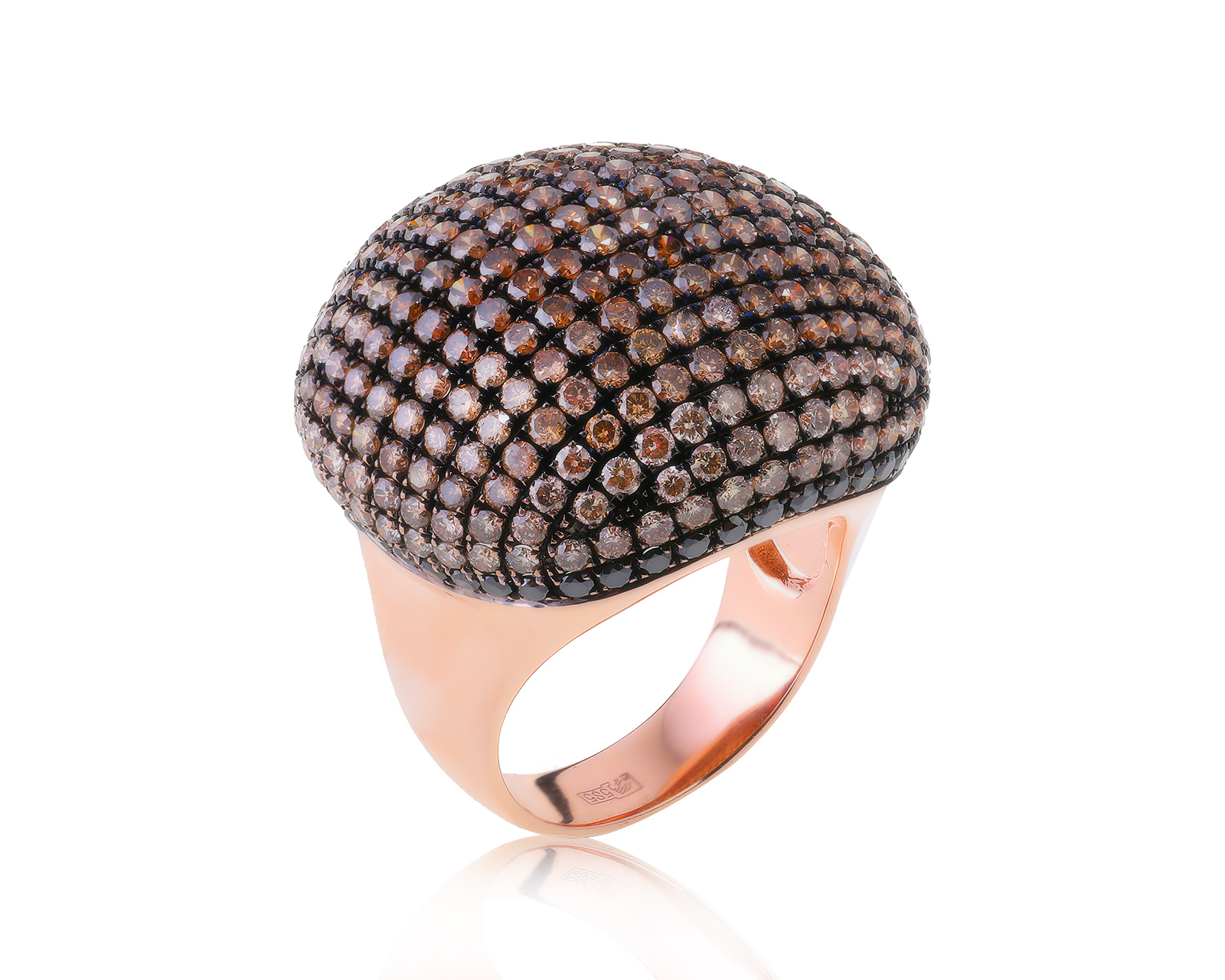 Золотое кольцо с бриллиантами 6.29ct 270723/10 Золотое кольцо с бриллиантами 6.29ct 270723/10