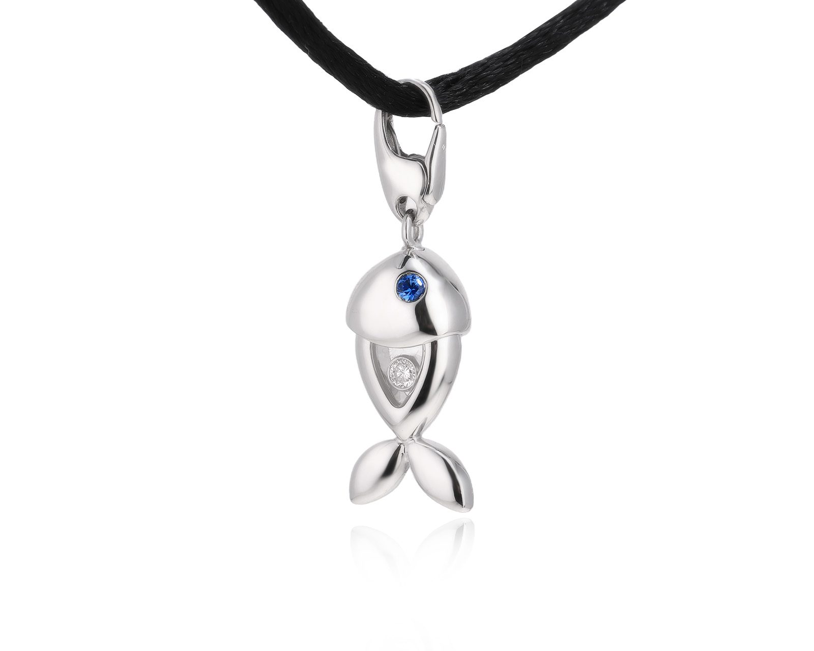 Оригинальный золотой кулон Chopard Happy Diamonds Fish 271224/10 Оригинальный золотой кулон Chopard Happy Diamonds Fish 271224/10