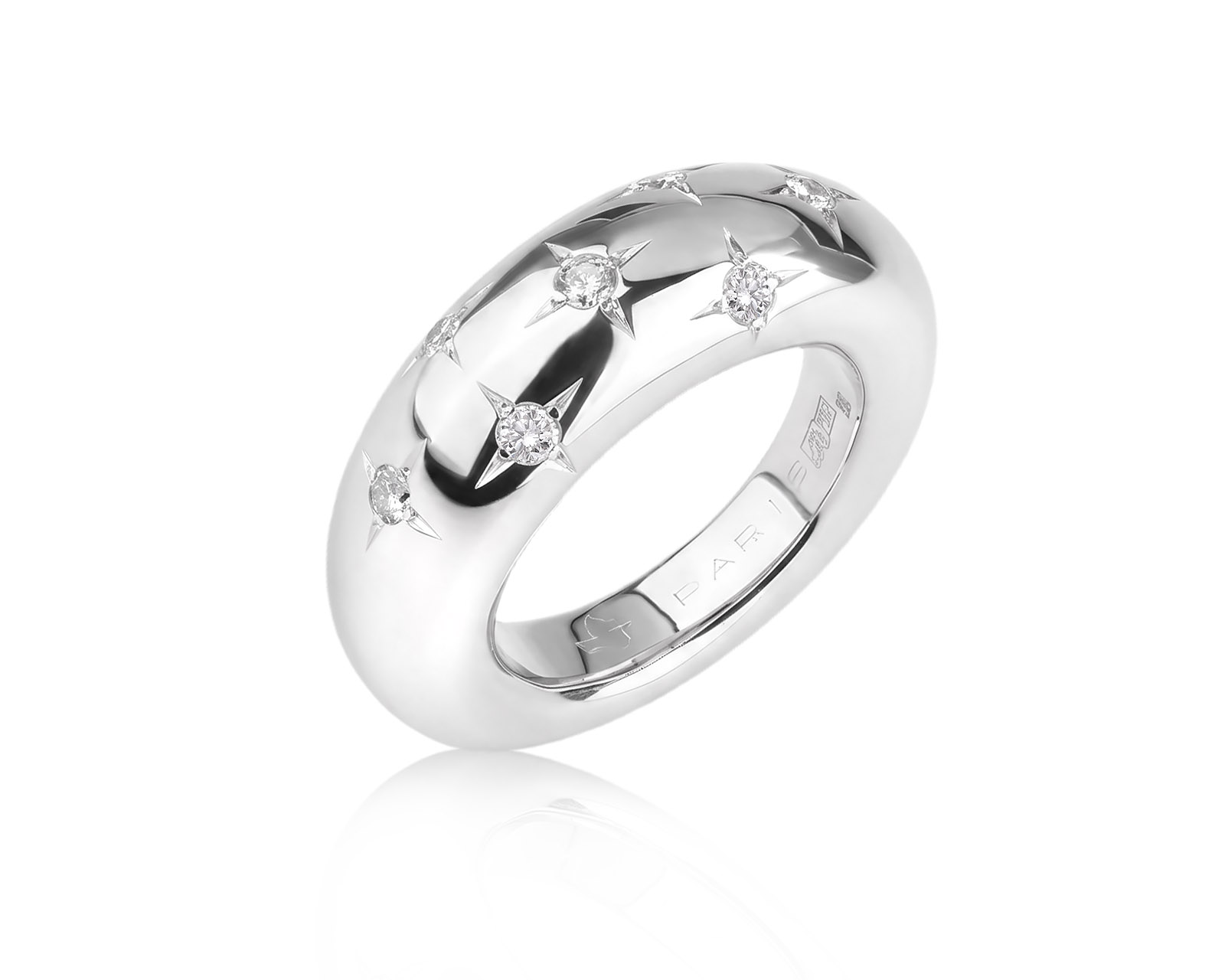 Оригинальное золотое кольцо с бриллиантами 0.35ct Chaumet Aeau 210426/4
