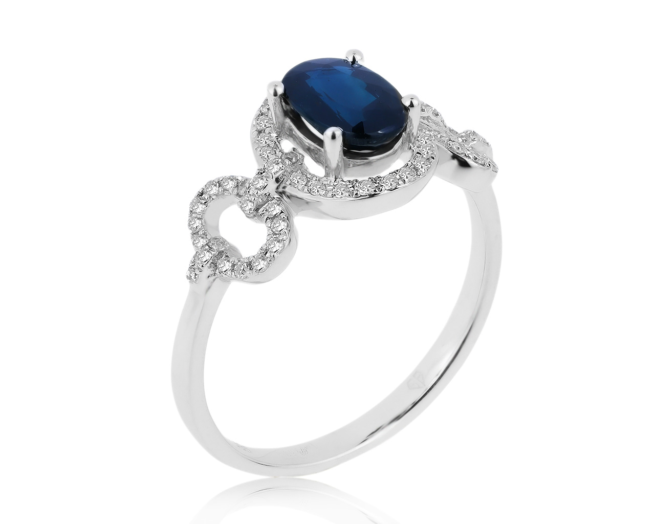 Оригинальное золотое кольцо с сапфиром 0.73ct Roberto Bravo 201020/5