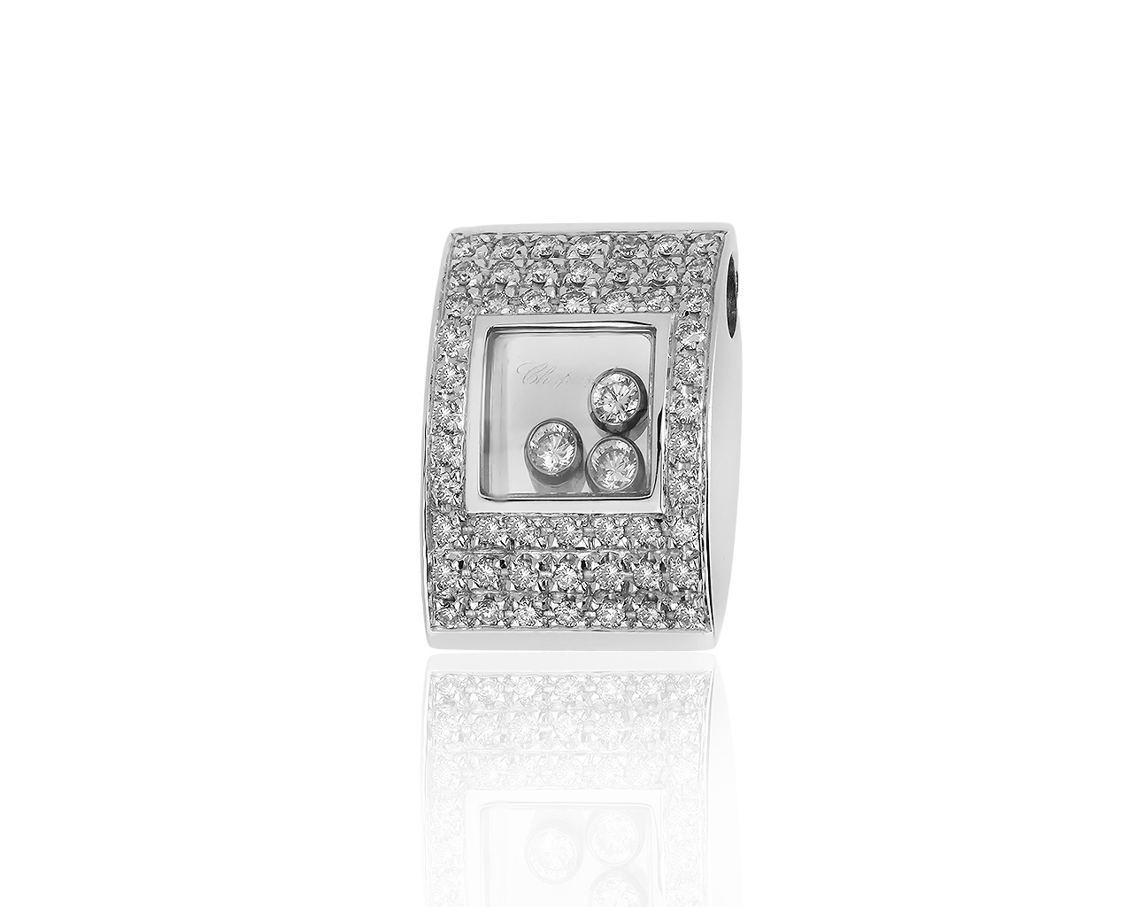 Оригинальный золотой кулон с бриллиантами 0.55ct Chopard 170719/5