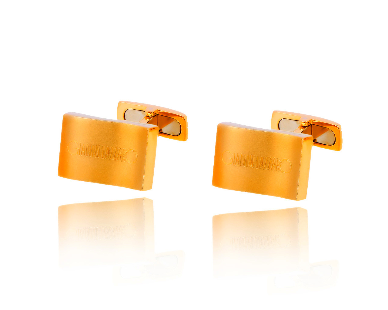 Оригинальные золотые запонки Gianni Lazzaro 061115/9