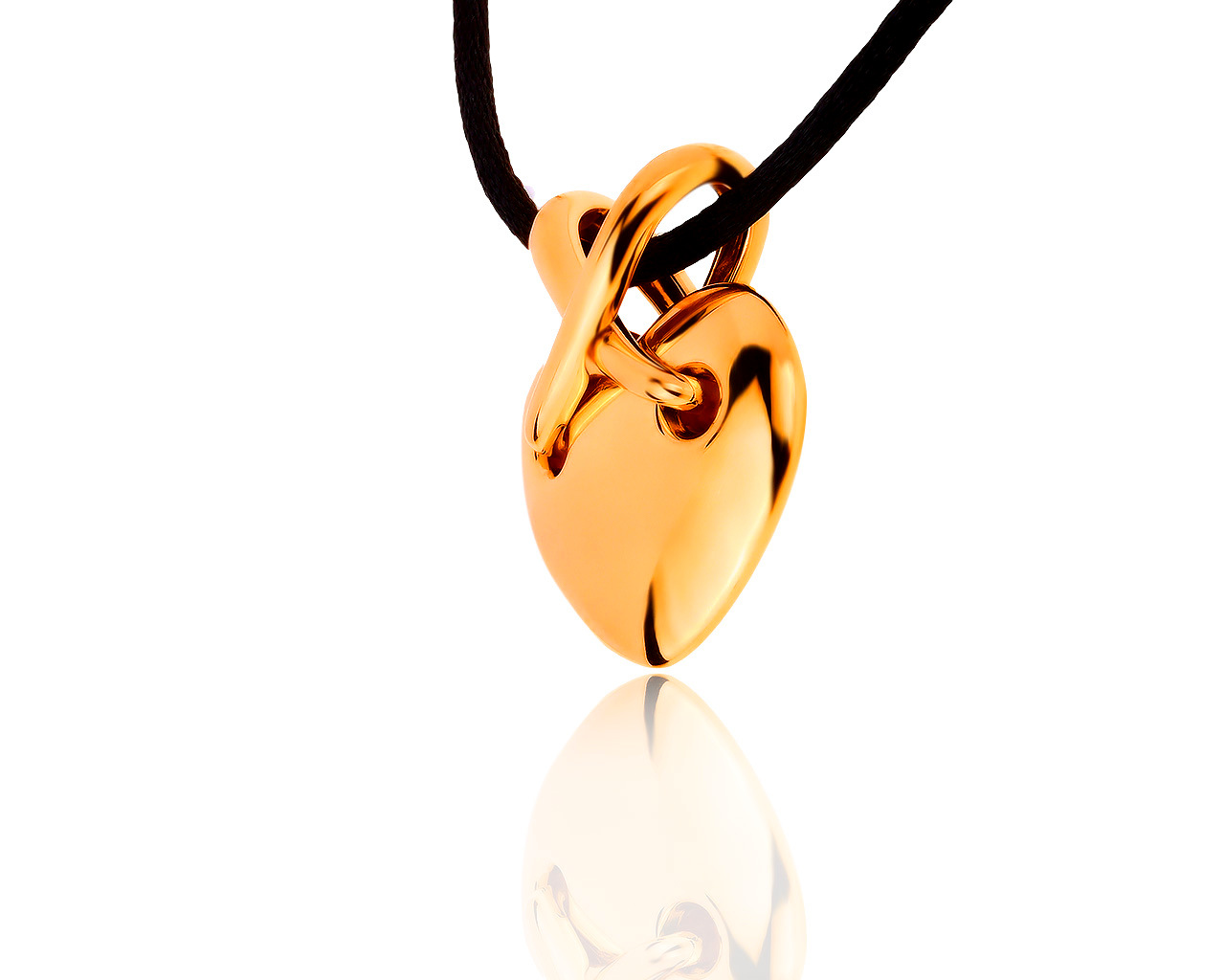 Оригинальный золотой кулон Chaumet