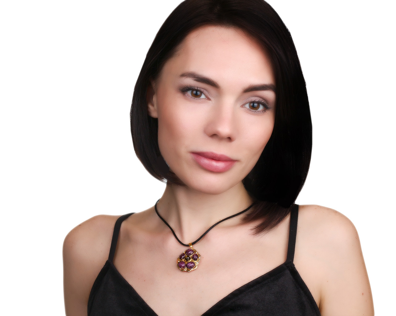 Безупречный золотой кулон с рубинами 12.67ct