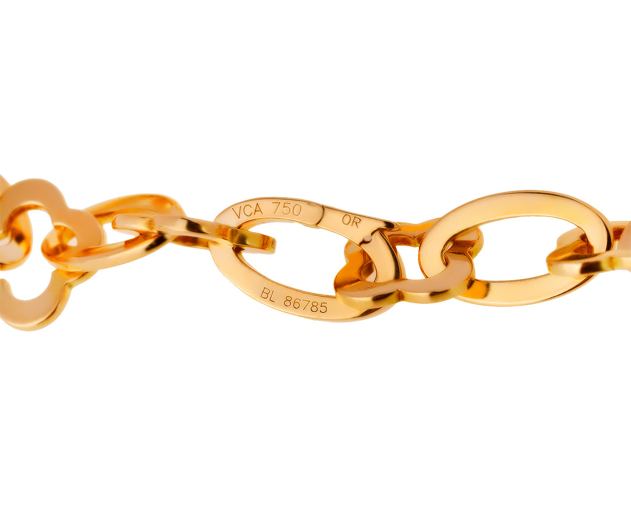 Оригинальный золотой браслет Van Cleef & Arpels