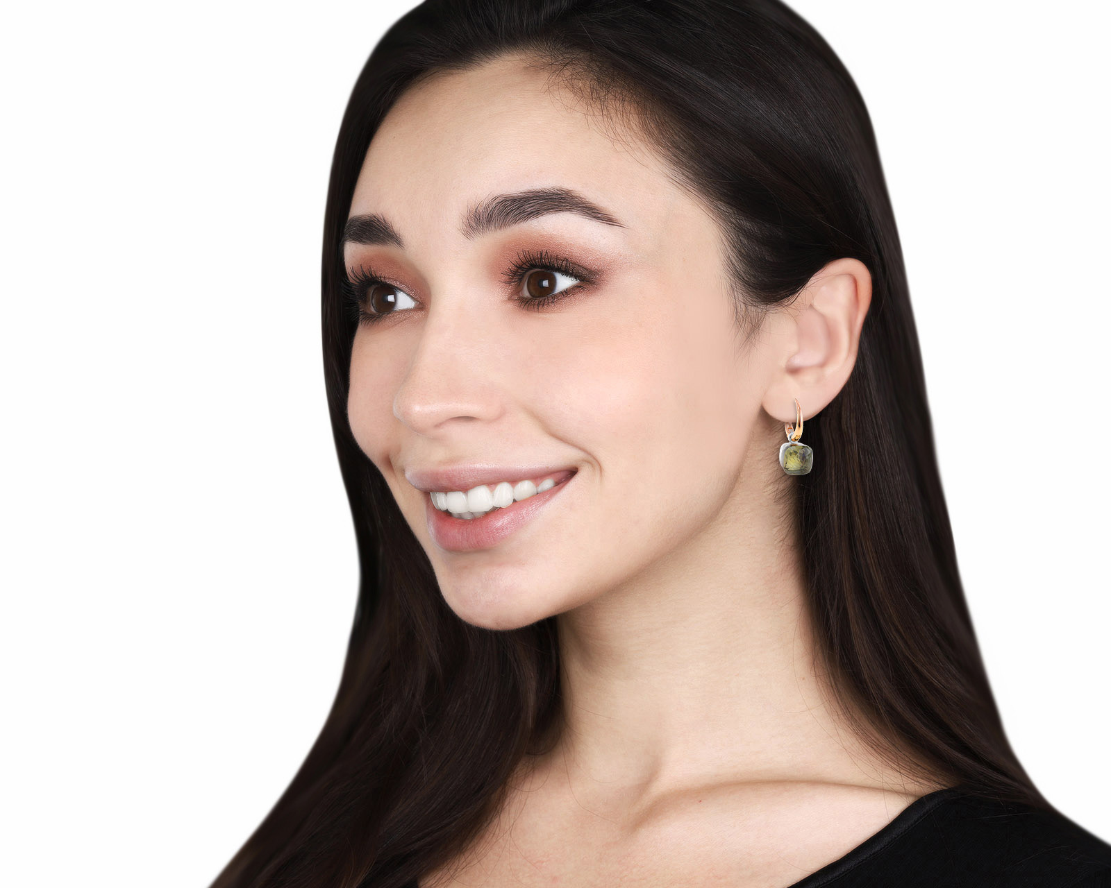 Оригинальные золотые серьги Pomellato Nudo