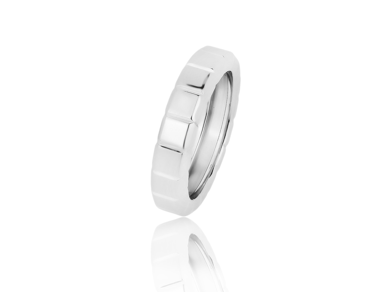 Оригинальное золотое кольцо Chopard Ice Cube 120419/4