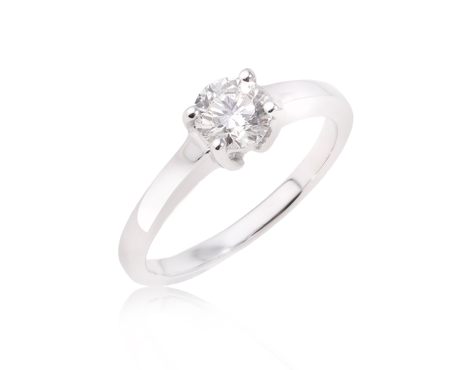 Золотое кольцо с бриллиантом 0.71ct 011125/2