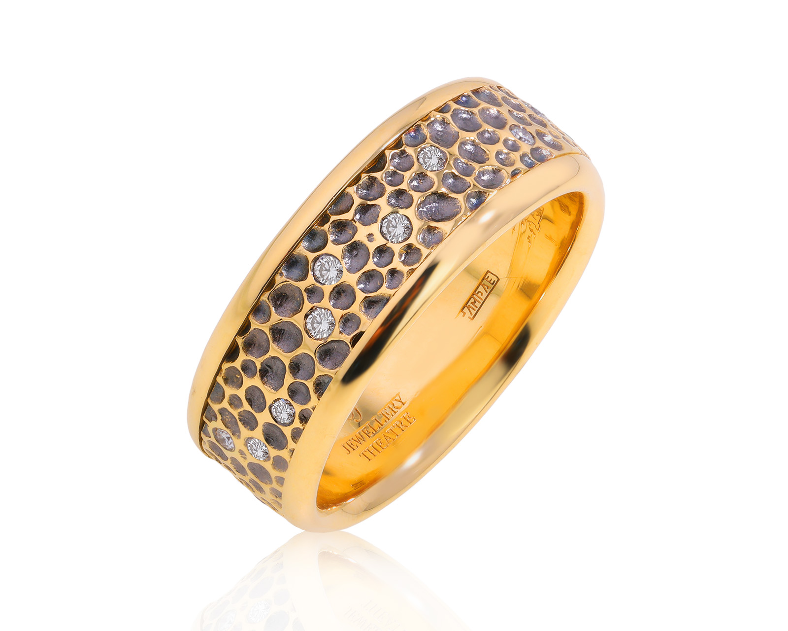 Оригинальное золотое кольцо с бриллиантами 0.22ct Jewellery Theatre 290825/3