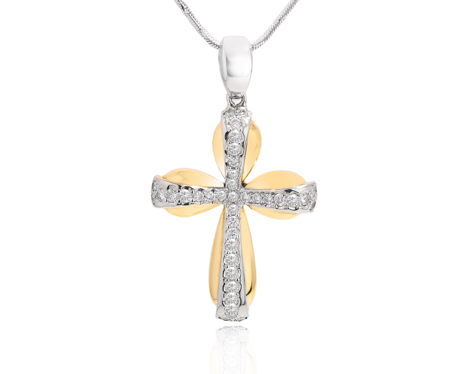 Золотой кулон с бриллиантами 0.38ct 021124/1