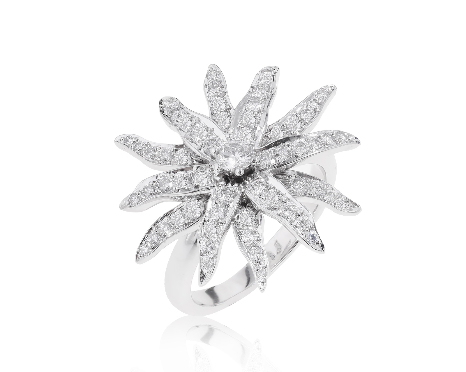 Изумительное золотое кольцо с бриллиантами 1.31ct 030522/3 Изумительное золотое кольцо с бриллиантами 1.31ct 030522/3