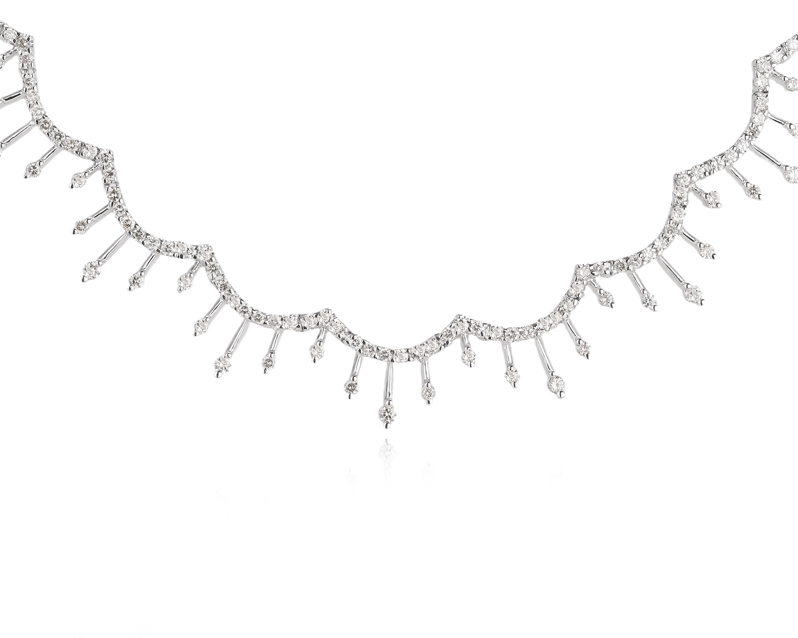 Оригинальное золотое колье с бриллиантами 2.74ct Ralf Diamonds