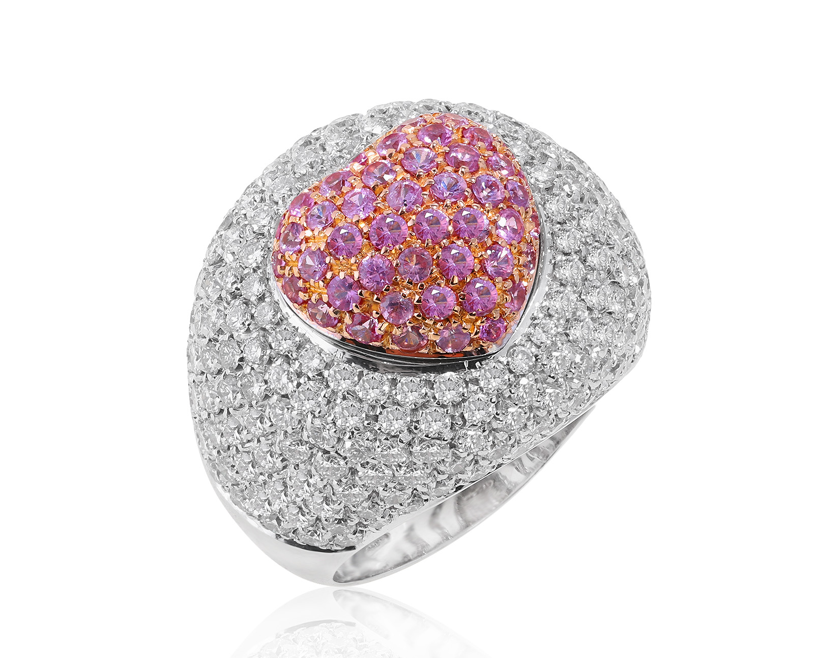 Оригинальное золотое кольцо с бриллиантами 4.15ct Valente Milano 121019/КМ05 Оригинальное золотое кольцо с бриллиантами 4.15ct Valente Milano 121019/КМ05