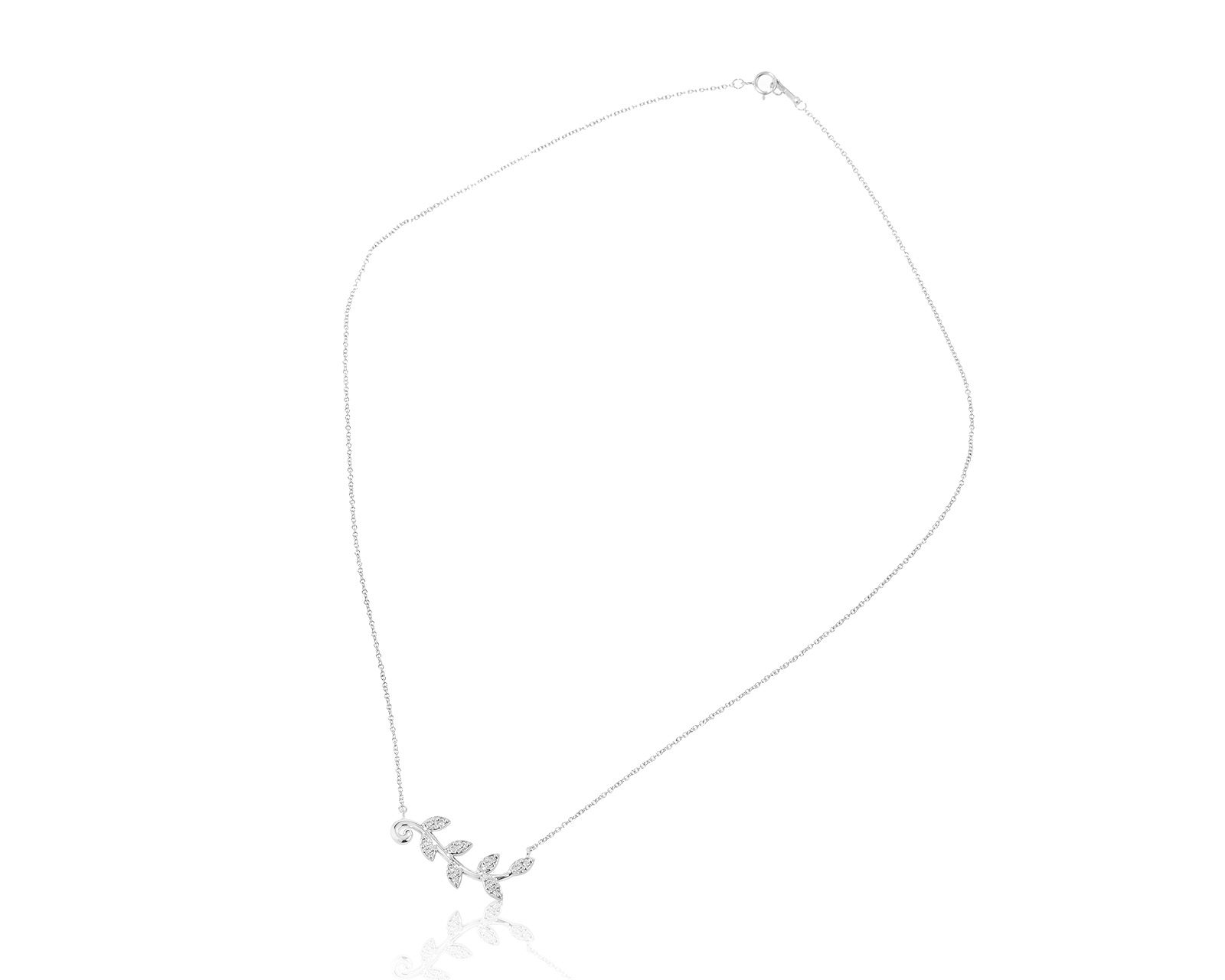 Оригинальное золотое колье Tiffany&Co Paloma Picasso Olive Leaf