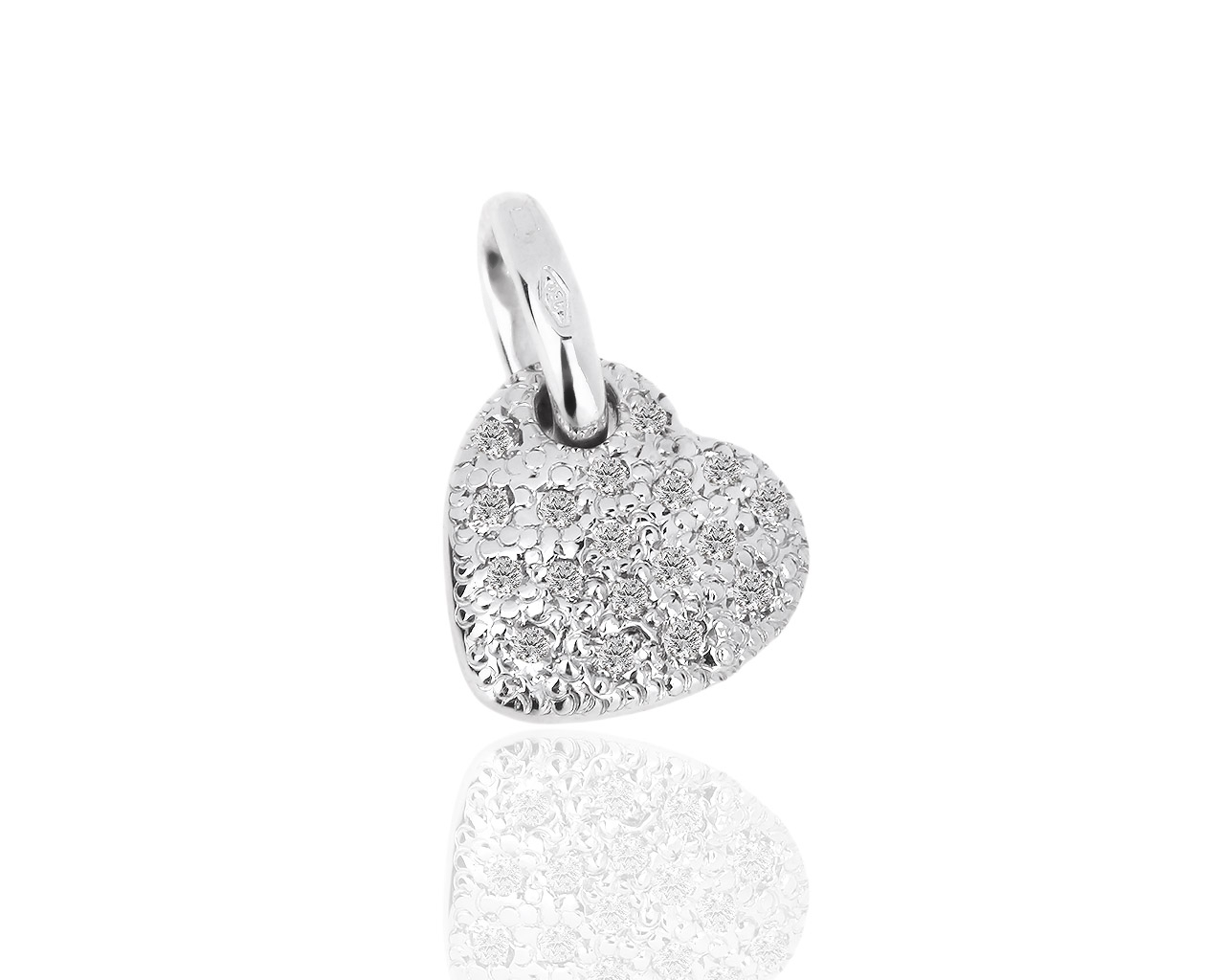 Оригинальная золотая подвеска с бриллиантами 0.12ct Pomellato Heart 200218/5