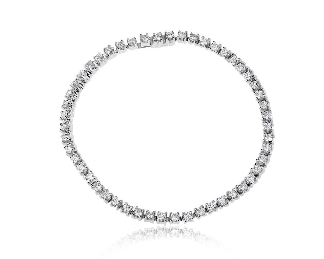 Притягательный золотой браслет с бриллиантами 2.30ct 031120/3