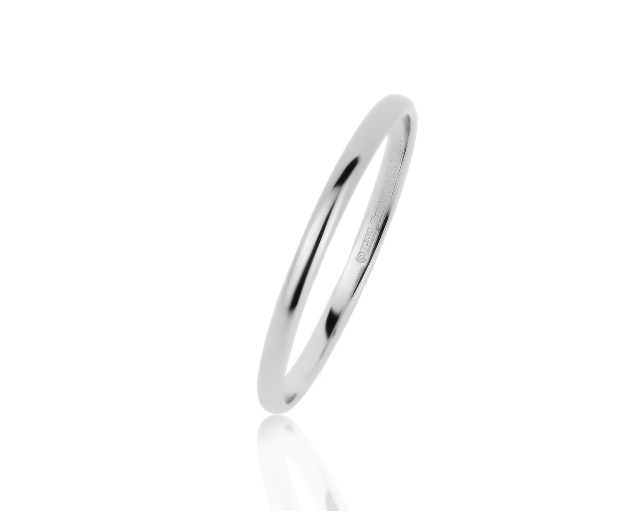 Оригинальное платиновое кольцо Tiffany&Co 281019/21