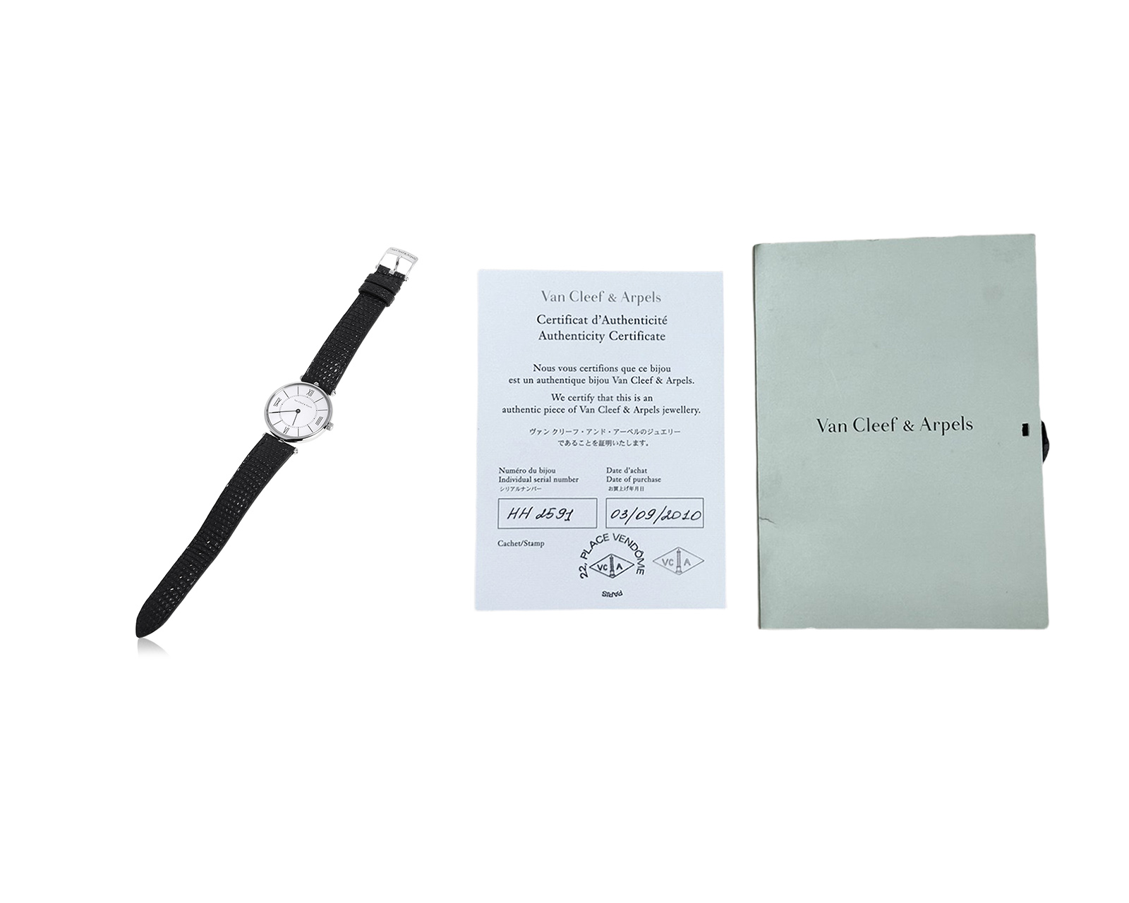 Оригинальные стальные часы Van Cleef & Arpels The Classic Watch