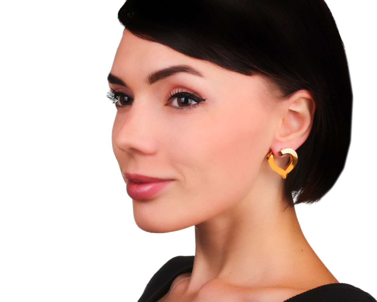 Идеальные золотые серьги Chopard Pushkin