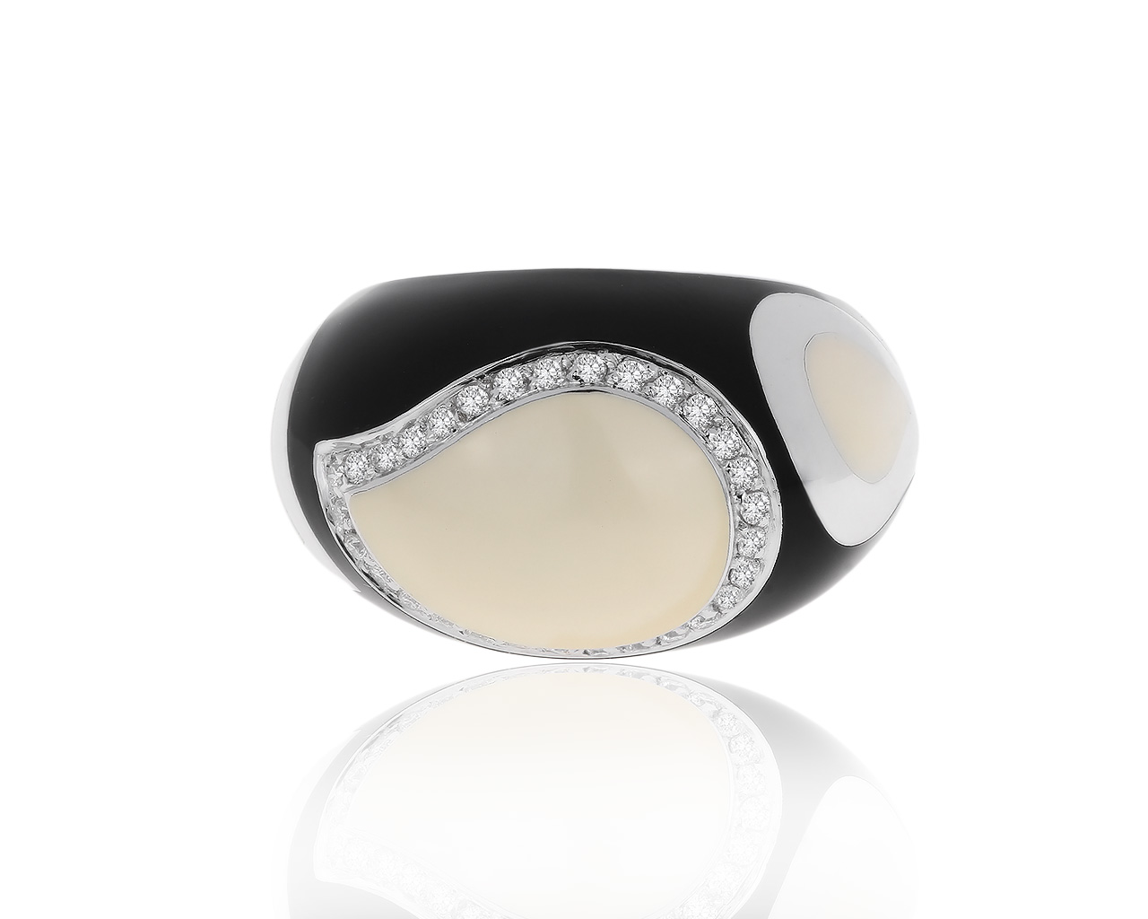 Оригинальное золотое кольцо с бриллиантами 0.30ct Nouvelle Bague