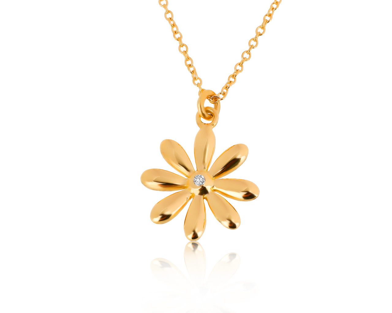 Оригинальный золотой кулон с бриллиантом 0.01ct Tiffany&Co 061120/8