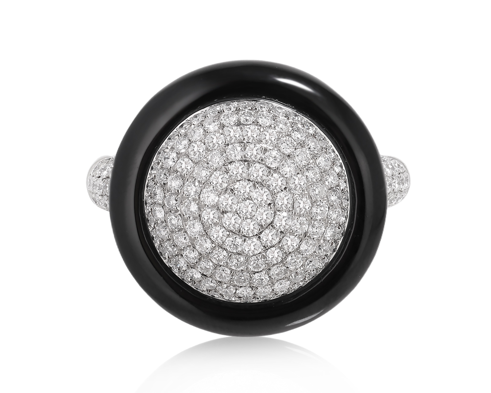 Оригинальное золотое кольцо с черным ониксом 1.18ct Roberto Bravo 100325/6 Оригинальное золотое кольцо с черным ониксом 1.18ct Roberto Bravo 100325/6