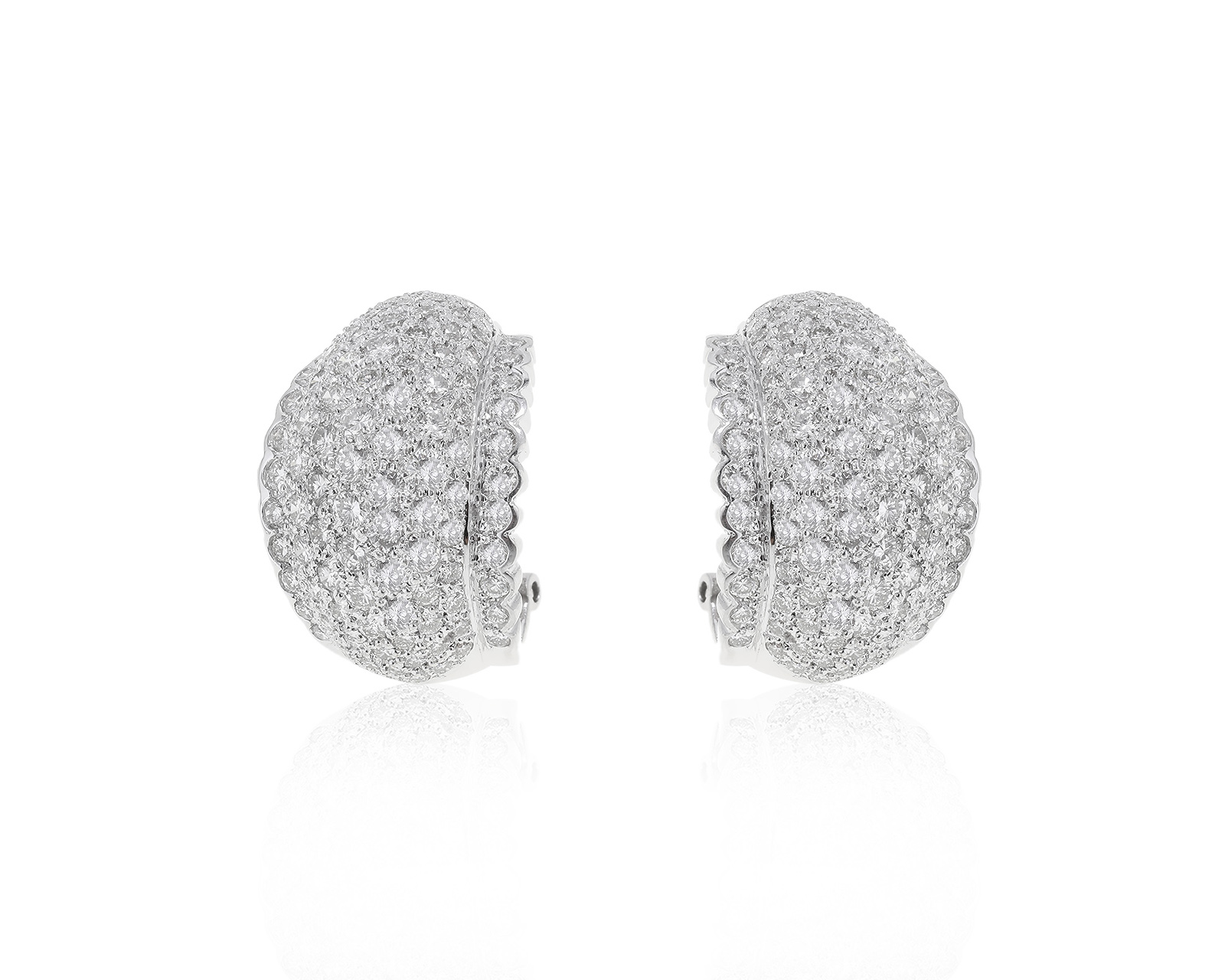 Эксклюзивные золотые серьги с бриллиантами 5.93ct 070622/18 Эксклюзивные золотые серьги с бриллиантами 5.93ct 070622/18